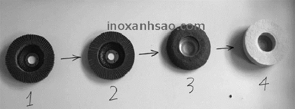 Mài đánh bóng, tẩy trắng mối hàn