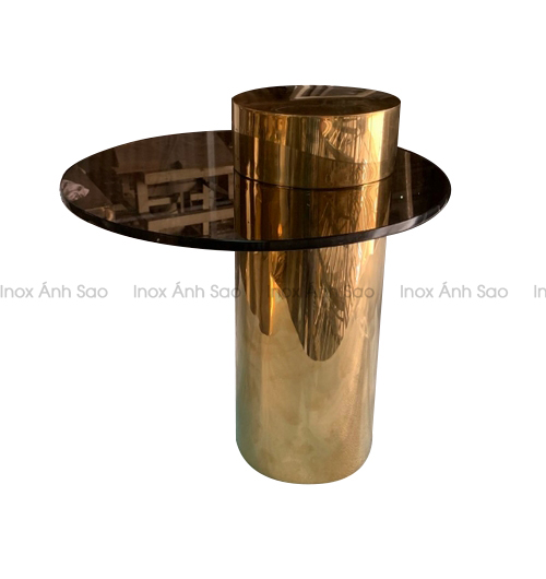 khung-chan-ban-tron-inox-304-ma-vang-hong-bong