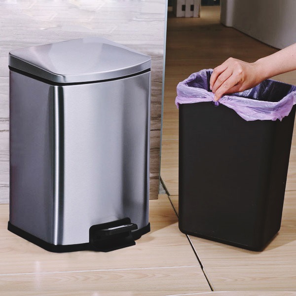 Thùng rác inox chất lượng tốt sẽ góp phần mang tới hiệu quả cho việc phân loại rác 