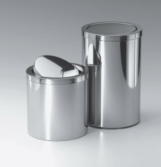 Sản xuất thùng rác inox tròn tiện dụng, thông minh