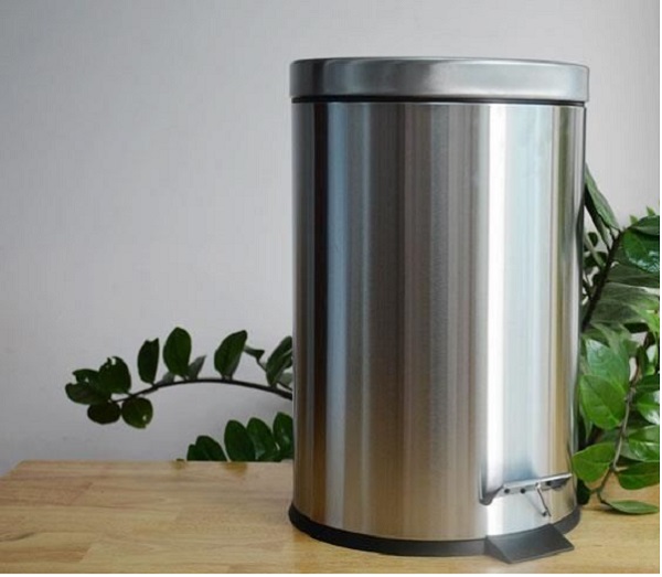 Thùng rác inox 304 tròn tiện dụng cho mọi người